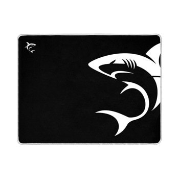 Подложка за мишка White Shark SHARK L, гейминг, черна, 400 x 300 x 3 мм | JAR Computers White Shark SHARK L MP-1966