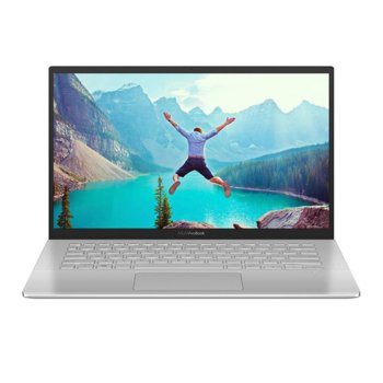 Лаптоп Asus VivoBook 14 (X420FA-EB149)(сребрист), двуядрен Whiskey Lake Intel Core i3-8145U 2.10 GHz, 14.0" (35.56 cm) Full HD Anti-Glare Display, (HDMI), 4GB LPDDR3, 256GB SSD, 1x USB-C, Linux, 1.4 kg | JAR Computers Asus VivoBook 14 X420FA-EB149