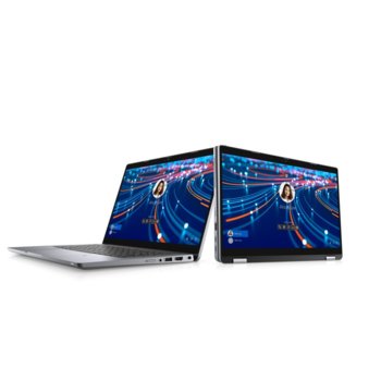 Лаптоп Dell Latitude 5320 2in1 (N023L532013EMEA_2IN1)(сив), четириядрен Tiger Lake Intel Core i5-1135G7 2.4/4.2 GHz, 13.3" (33.78 cm) Full HD IPS Anti-Glare Touchscreen Display, (HDMI), 8GB DDR4, 256GB SSD, Windows 10 Pro | JAR Computers Dell Latitude 5320 2in1 N023L532013EMEA_2IN1