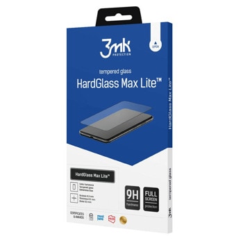 Протектор от закалено стъкло /Tempered Glass/ 3MK HardGlass Max Lite за Xiaomi Redmi Note 12 Pro / Pro +, 9H твърдост | JAR Computers 3MK HardGlass Max Lite Redmi Note 12 Pro / Pro +