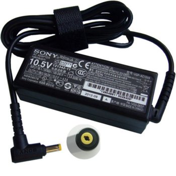Захранване (заместител) за лаптопи Sony Vaio 10.5V/4.3A/45W, (4.8x1.7) | JAR Computers Зам.зарядно за лаптоп Sony Vaio 10.5V 4.3A 45W