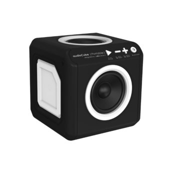 Тонколона Allocacoc Audio Cube Zero 10486BK, 1.0, 14W RMS, USB, Bluetooth, черна | JAR Computers Allocacoc Audio Cube Zero 10486BK