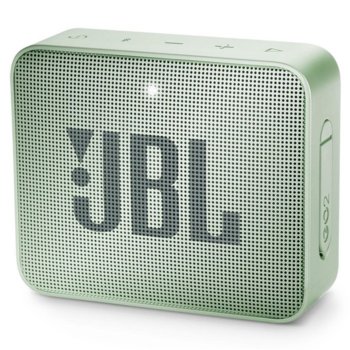 Тонколона JBL GO 2, 1.0, 3W RMS, 3.5mm jack/Bluetooth, светлозелена, до 5 часа работа, IPX7 | JAR Computers JBL GO 2 Светлозелен JBLGO2MINT