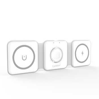 Зарядно устройствo Earldom ET-WC20, от USB C(ж) към безжично зареждане, 12V/2.0A, бяло | JAR Computers Earldom ET-WC20