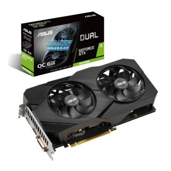 Видео карта Nvidia Geforce GTX 1660 SUPER, 6GB, Asus Dual EVO Advanced Edition, PCI-E 3.0, GDDR6, 192bit, DisplayPort, HDMI, DVI | JAR Computers ASUS DUAL-GTX1660S-A6G-EVO