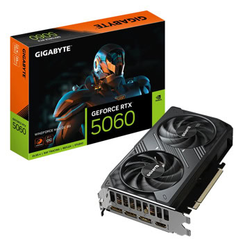 GIGABYTE GeForce RTX 5060 WINDFORCE MAX OC | JAR Computers GIGABYTE GeForce RTX 5060 WINDFORCE MAX OC