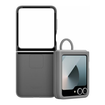 Калъф за Samsung Galaxy Flip6, силиконов, сив | JAR Computers Калъф за Samsung EF-PF741TJEGWW