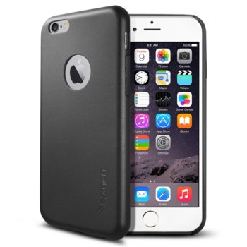 Spigen Leather Fit Case for iPhone 6 black
