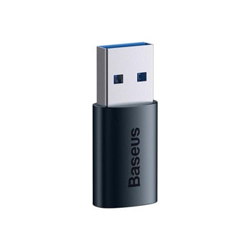 Адаптер Baseus Ingenuity (ZJJQ000103), от USB A(м) към USB C(ж), тъмносин | JAR Computers Baseus ZJJQ000103