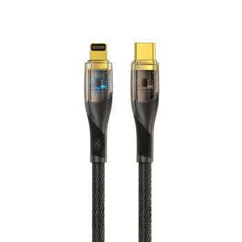 Кабел Tellur Speedster TLL155721, от USB C(м) към Lightning(м), 1m, 27W, черен | JAR Computers Tellur Speedster TLL155721