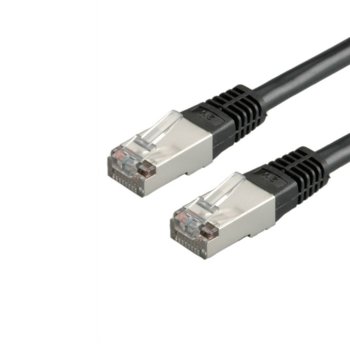 Пач кабел Roline 21.99.1355, SFTP, cat.6, 3m, черен | JAR Computers ROLINE 21.99.1355 S/FTP Patch Cat.6 3 м Черен