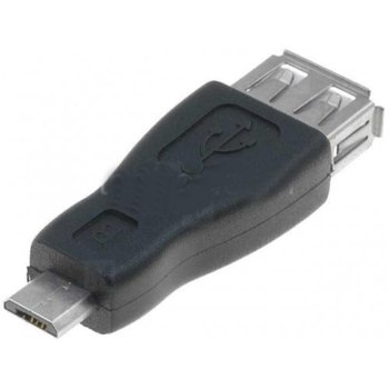 Преходник от USB micro A(м)към USB A(ж) | JAR Computers Преходник USB micro A(м) - USB A(ж)