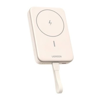 Външна батерия /power bank/ Ugreen PB760, 10 000 mAh, бяла, 1x USB-C(м), 1x USB-C(ж), 15W | JAR Computers Ugreen PB760 35341