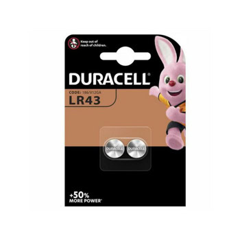 Duracell LR43 2pcs 5000394052581