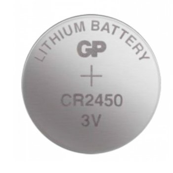 Батерия литиева, GP 2450-2C5(1), CR2450, 3V, 1бр. | JAR Computers GP 2450-2C5 1бр