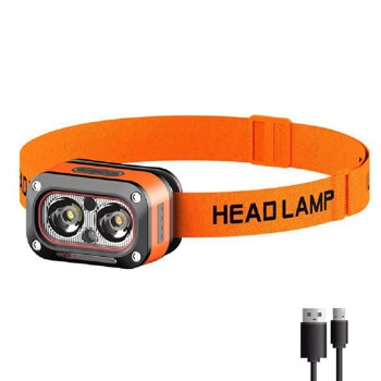 Челник 74344444, акумулаторна батерия, 600 Lumens, диод YD08, 3 режима на светлина, черен | JAR Computers Челник презареждаем 74344444