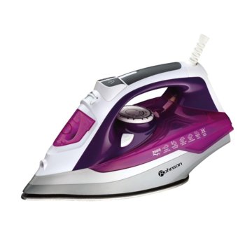 Парна ютия Rohnson R 341, керамично покритие, 120 гр/.мин. парна струя, анти-calc система, 2600W, лилава | JAR Computers Rohnson R 341