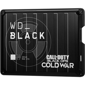 Твърд диск 2TB Western Digital Black P10 Black Call of Duty Edition (WDBAZC0020BBK-WESN), черен, външен, USB 3.1 | JAR Computers WD Black P10 2TB black Call of Duty Edition