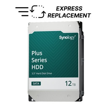 Твърд диск 12TB Synology HAT3310-12T, SATA 6Gb/s, 7200 rpm, 3.5" (8.89cm) | JAR Computers Synology HAT3310-12T