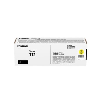 Тонер касета за Canon C1330 Series - Yellow - 5095C006AA - Canon T12 - Оригинална, Заб.: 5300 брой копия | JAR Computers Canon T12 Yellow 5095C006AA