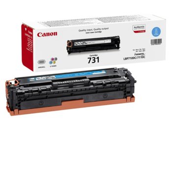 Тонер касета за Canon LBP 7100/7110/8230/8280 - Cyan - P№ CR6271B002AA - CRG-731C - Заб.: 1500k | JAR Computers КАСЕТА ЗА CANON - Cyan - P№ CRG-731C