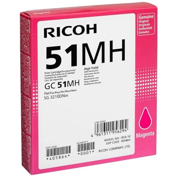 Тонер касета за Ricoh SG 3210 DNw - Magenta - 405864 - Ricoh GC51MH, Заб.: 2500к | JAR Computers Ricoh 405864