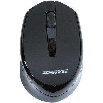 Мишка ZornWee W220, 1600dpi, безжична, USB, черна image