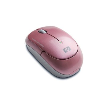 HP Pink Wireless Laser Mini Mouse KJ453AA розова