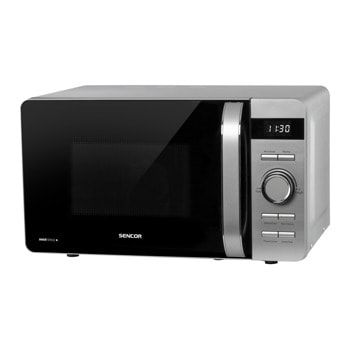 Микровълнова фурна Sencor SMW 5217SL, механично управление, 800W, 17 l, 5 степени на мощност, сива | JAR Computers микровълнова фурна sencor smw 5217sl