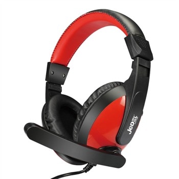 Слушалки Jedel HS-113, микрофон, AUX, черно-червени | JAR Computers Jedel GH-113 855487