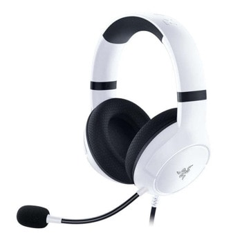 Слушалки Razer Kaira X for Xbox White (RZ04-03970300-R3M1), микрофон, гейминг, 50мм говорители, AUX, бели image