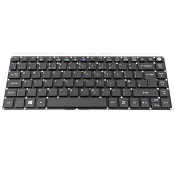 Клавиатура за лаптоп Acer, съвместима със серия Aspire E5-473, без рамка, черна, US/UK | JAR Computers Клавиатура за Acer Aspire E5-473 US/UK