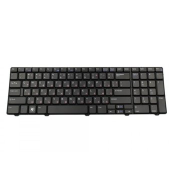 Клавиатура за лаптоп Dell, съвместима със серия Vostro 3700, черна, US/UK, с кирилица | JAR Computers Клавиатура за Dell Vostro 3700 US/UK