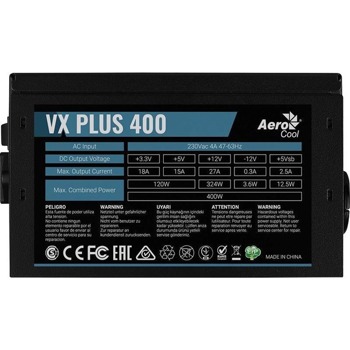 Aerocool VX Plus 400W AEROPGSVX-400PLUS-80