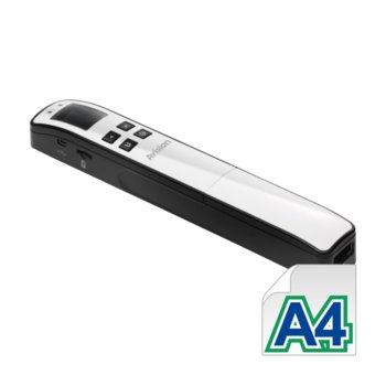 Преносим скенер Avision MiWand 2 WiFi, 1200 dpi, A4 за 1.6 sec, 1.8” (4.57 cm) цветен LCD дисплей, USB, microSD слот, бял image