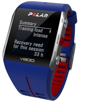 Смарт часовник, Polar V800 + Heart Rate, Bluetooth, Android/iOS, черен/син | JAR Computers Polar V800 Heart Rate BSC90047438