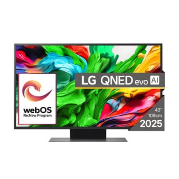 Телевизор LG 43QNED86A3C, 43" (109.22cm) 4K/UHD QNED Smart TV, HDR10, 4K Super Upscale, DVB-T2/C/S2, Wi-Fi, Bluetooth, LAN, 3x HDMI, 2x USB | JAR Computers LG 43QNED86A3C