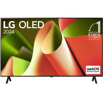 Телевизор LG OLED55B43LA, 55" (139.7cm) 4K/UHD OLED Smart TV, HDR10, 100Hz, Dolby Vision, Dolby Atmos, 4K AI Super Upscaling, DVB-T2/C/S2, Wi-Fi, Bluetooth, LAN, 4x HDMI, 2x USB | JAR Computers LG OLED B4 OLED55B43LA