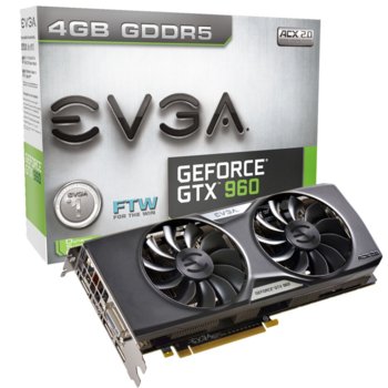 EVGA nVidia GF GTX960 FTW GAMING 4GB