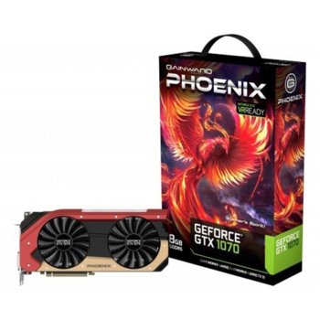 Видео карта nVidia GeForce GTX 1070 Ti, 8GB, Gainward Phoenix, PCI-E 3.0, GDDR5, 256-bit, DisplayPort, HDMI, DVI | JAR Computers Gainward GeForce GTX 1070 Ti Phoenix