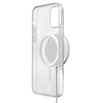 Калъф за Apple iPhone 13 mini, термополиуретанов, Cellularline Gloss Mag, с вградени магнити, прозрачен | JAR Computers Cellularline Gloss Mag for iPhone 13 mini