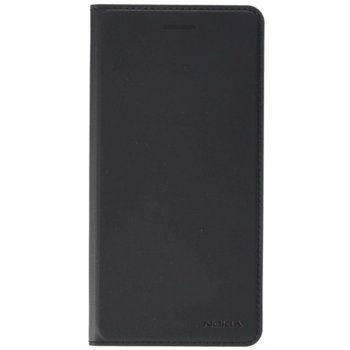 Калъф за Nokia 4.2, Flip wallet, кожен (еко кожа), Slim CP-301, черен | JAR Computers NOKIA 6 SLIM FLIP BLACK CP-301