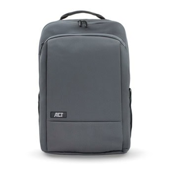 Раница за лаптоп ACT AC8560, до 15.6" (39.62 cm), джоб за таблет, полиестер, водоотблъскващ материал, сива | JAR Computers Раница за лаптоп ACT AC8560