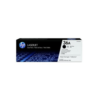 КАСЕТА ЗА HP LASER JET P1505 - M1120 MFP Series/M1522 MFP Series/P1500 Series - Black - Twin pack - P№ CB436AD - заб.: 2x2000k | JAR Computers КАСЕТА ЗА HP LASER JET P1505 - M1120 MFP Series