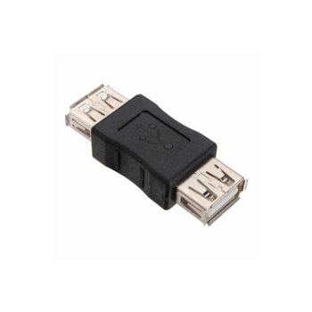 Преходник SBOX AD.USB-F/F, USB A(ж) към USB A(ж), черен | JAR Computers SBOX AD.USB-F/F USB A(ж) към USB A(ж)