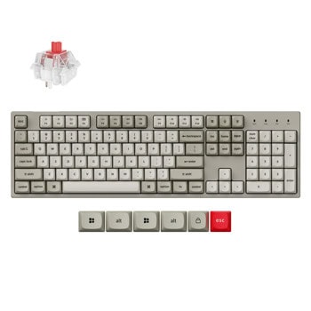 keychron c2 pro 8k qmk super red switch