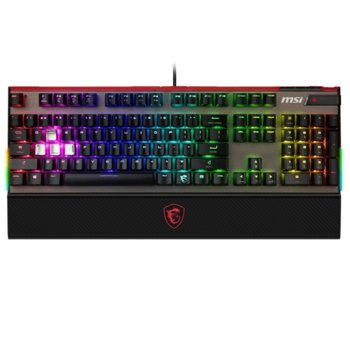 Клавиатура MSI VIGOR GK80, гейминг, 2м кабел, черна, USB | JAR Computers MSI VIGOR GK80 US GAMING RGB
