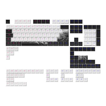 Капачки за механична клавиатура Dark Project INK, 177-Keycap Set, съвместими с US ANSI и UK ISO подредби клавиатури | JAR Computers Dark Project INK KS-1050
