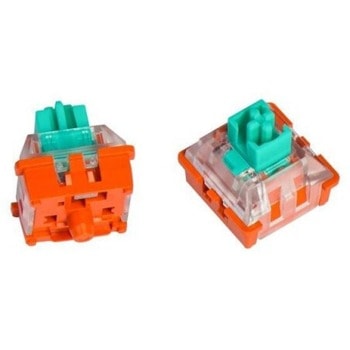 Суичове за механична клавиатура Keychron Lava Optical Green, Switch Set 87 броя, зелени | JAR Computers Keychron Lava Optical 87 броя зелени Z85
