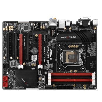 Дънна платка ASRock Fatal1ty B85 Killer, B85, LGA1150, DDR3, PCI-E (HDMI&DVI&VGA)(CF), 4x SATA 6Gb/s, 2x USB 3.0, ATX | JAR Computers ASRock Fatal1ty B85 Killer